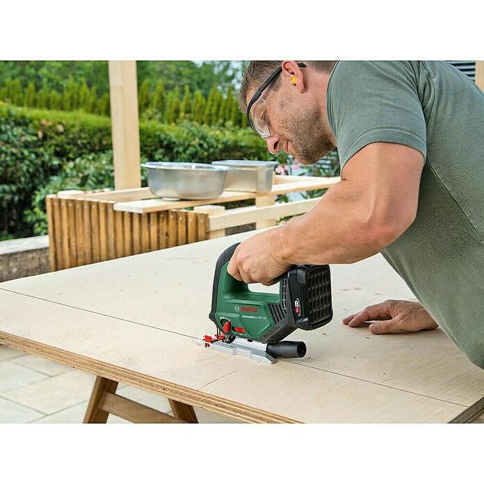 Bosch Power for All 18V Akumulatorska vbodna žaga Advanced Saw 18V-140  (18 V, Brez baterije, Število hodov v prostem teku: 3.000 /min) | 2265 - Akku Säge | BBDD - Stichsägen/Multisägen | BBD - Elektro WZ/Großmaschinen | BB - ElektroWZ/Großmaschinen | B - Werkz/Masch/Maschzubeh/Auto | BAUHAUS