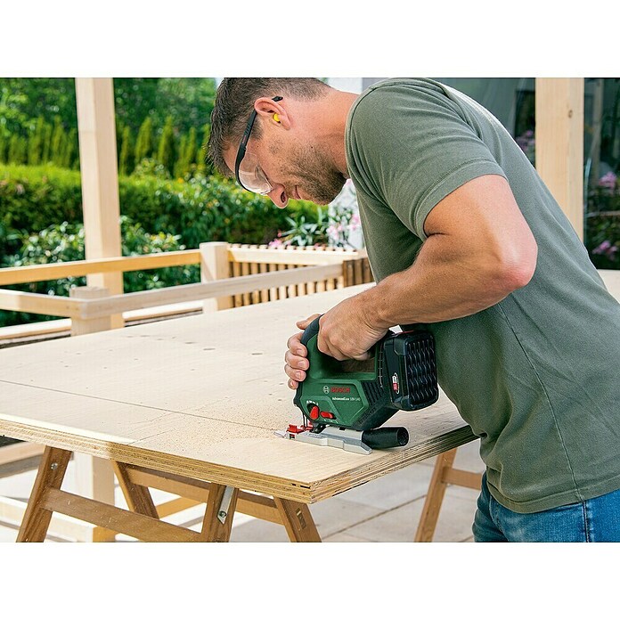 Bosch Power for All 18V Akumulatorska vbodna žaga Advanced Saw 18V-140  (18 V, Brez baterije, Število hodov v prostem teku: 3.000 /min) | 2265 - Akku Säge | BBDD - Stichsägen/Multisägen | BBD - Elektro WZ/Großmaschinen | BB - ElektroWZ/Großmaschinen | B - Werkz/Masch/Maschzubeh/Auto | BAUHAUS