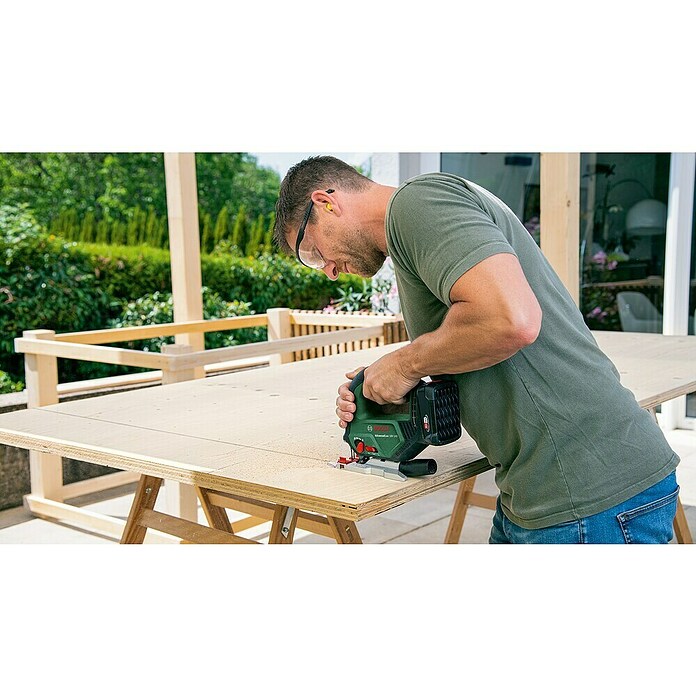 Bosch Power for All 18V Akumulatorska vbodna žaga Advanced Saw 18V-140  (18 V, Brez baterije, Število hodov v prostem teku: 3.000 /min) | 2265 - Akku Säge | BBDD - Stichsägen/Multisägen | BBD - Elektro WZ/Großmaschinen | BB - ElektroWZ/Großmaschinen | B - Werkz/Masch/Maschzubeh/Auto | BAUHAUS