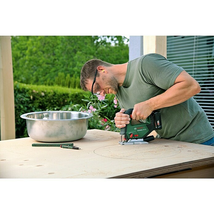 Bosch Power for All 18V Akumulatorska vbodna žaga Advanced Saw 18V-140  (18 V, Brez baterije, Število hodov v prostem teku: 3.000 /min) | 2265 - Akku Säge | BBDD - Stichsägen/Multisägen | BBD - Elektro WZ/Großmaschinen | BB - ElektroWZ/Großmaschinen | B - Werkz/Masch/Maschzubeh/Auto | BAUHAUS