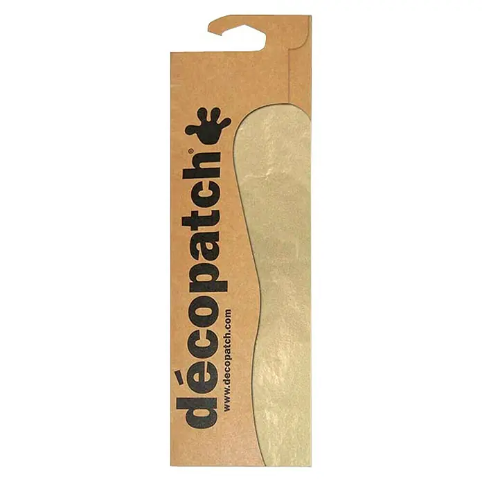 Décopatch Papel decorativo Huta - Marrón, 3 ud., 40 x 30 cm - Esta imagen muestra un producto Découpatch, un artículo para manualidades para proyectos creativos, en un paquete alargado.