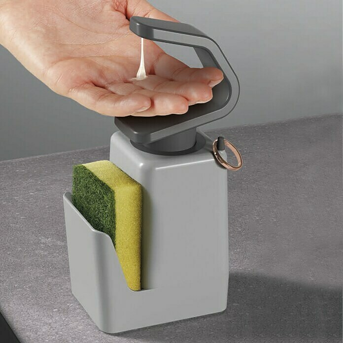 Metaltex Seifenspender Soap-Tex (Kunststoff, Grau)