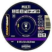 Craftomat Doorslijpschijf AC60Q-BFB Multi Battery friendly (Geschikt voor: Roestvrij staal, Schijfdiameter: 125 mm, 1 st.) | BAUHAUS