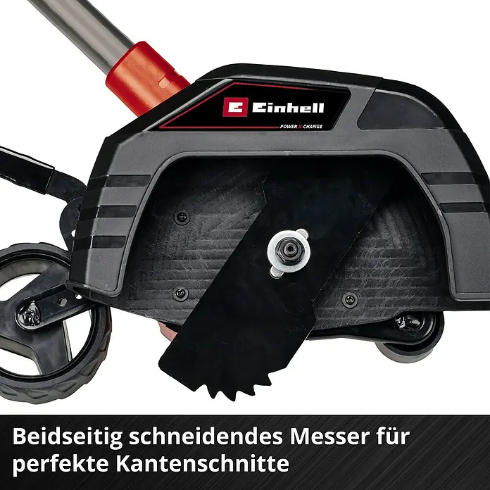 Einhell Power X-Change 18V Rasenkantenschneider GE-LE 18/190 LI - Ohne Akku, 18 V - Das Einhell Kantenschneider-Werkzeug mit beidseitig schneidendem Messer für präzise Kantenschnitte. Ein robustes und effizientes Gartengerät.