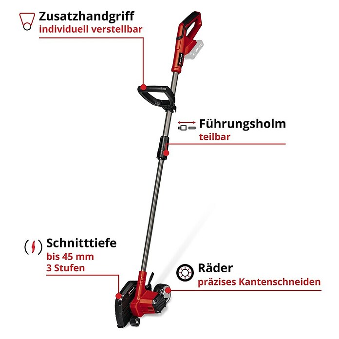 Einhell Power X-Change 18V Rasenkantenschneider GE-LE 18/190 LI (Ohne Akku, 18 V) | BAUHAUS