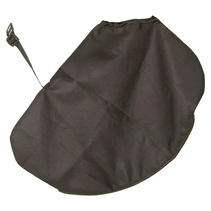 Ikra Fangsack Universal - Passend für: Ikra Laubsauger HLSI 280 und HLSI 250 - Schwarzer Bartschneide-Auffangschirm mit verstellbarem Riemen, um das Auffangen von Haaren beim Trimmen zu erleichtern.