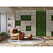 Jangal Wandpaneel Modular Wall Moos (Dark Green, 520 x 520 x 30 mm) | BAUHAUS