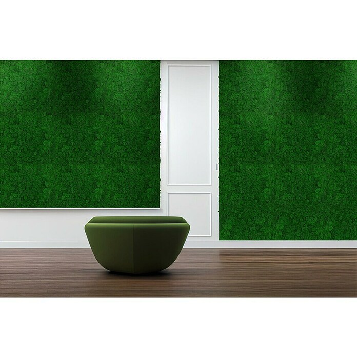 Jangal Wandpaneel Modular Wall Moos (Nature Green, 520 x 520 x 30 mm) | BAUHAUS