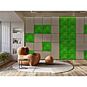 Jangal Wandpaneel Modular Wall Moos (Rich Green, 520 x 520 x 30 mm) | BAUHAUS