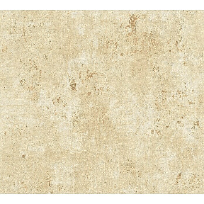 AS Creation Stories of Life Vliestapete Patina (Beige-Gold, Betonoptik, 10,05 x 0,53 m) | BAUHAUS