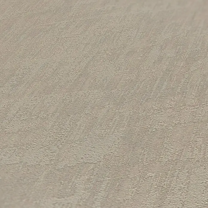 A.S. Création Jade 2 Vliestapete - Braungrau, Uni, 10,05 x 0,53 m - Nahaufnahme eines strukturierten, hellbraunen Stoffes, der eine subtile Eleganz für Möbel und Dekoration bietet.