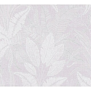 AS Creation Stories of Life Vliestapete Dschungel (Violett-Weiß-Grau, Floral, 10,05 x 0,53 m)