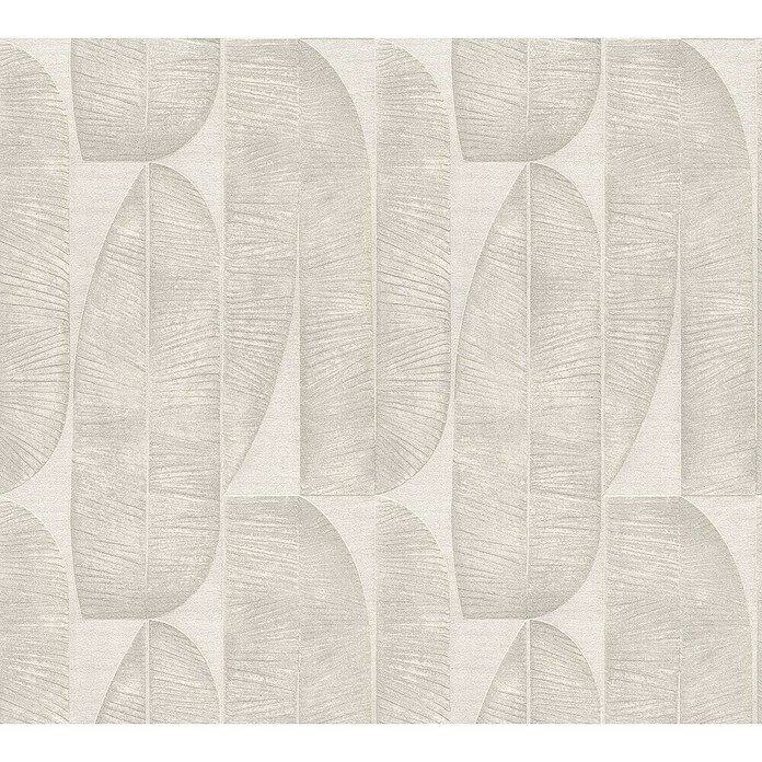 AS Creation Stories of Life Vliestapete (Grau-Beige, Floral, 10,05 x 0,53 m) | BAUHAUS