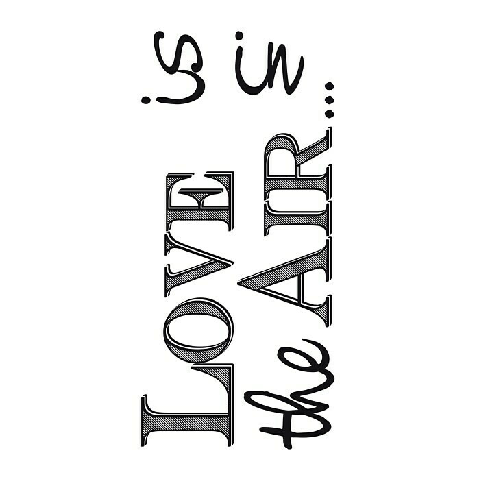 Okrasna nalepka  (Love is in the Air) | 6183 - Wandtatoos | HBDG - Spezialtapeten | HBD - Tapeten | HB - Tapeten | H - Innendeko/Farben | BAUHAUS