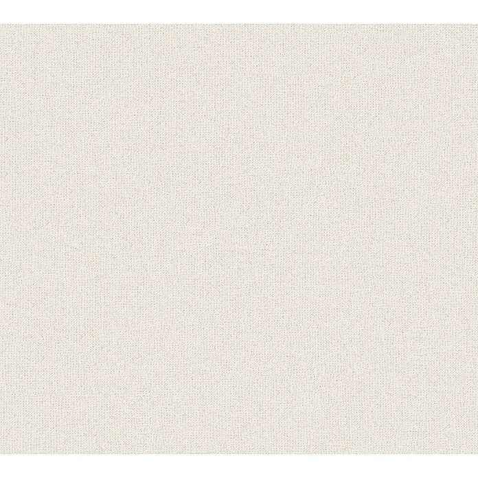 A.S. Création Jade 2 Vliestapete (Creme-Weiß, Uni, 10,05 x 0,53 m)