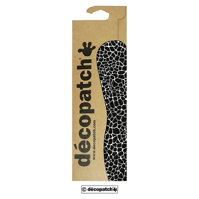 Décopatch Papel decorativo BYL - Blanco/Negro, 3 ud., 40 x 30 cm - Papel Décopatch con diseño de jirafa. Papel Décopatch creativo para manualidades y decoraciones, ideal para diseños individuales.