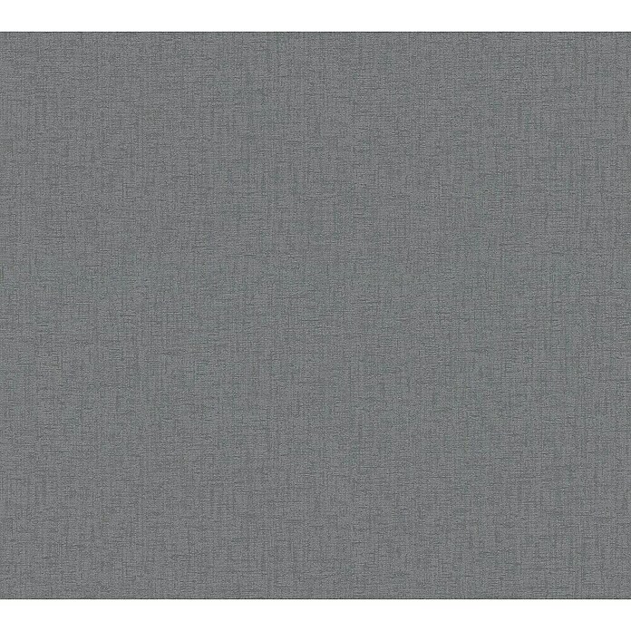 A.S. Création Stories of Life Vliestapete (Anthrazit-Grau, Uni, 10,05 x 0,53 m)