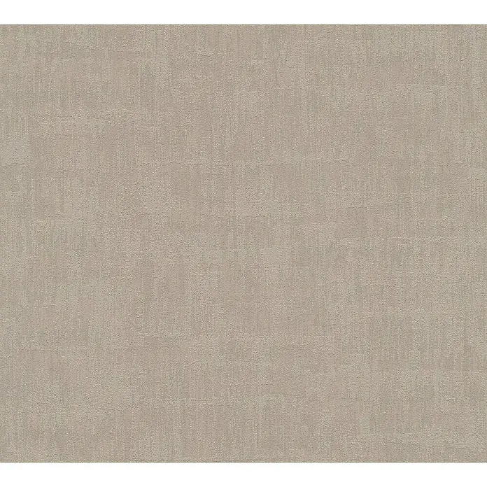 A.S. Création Jade 2 Vliestapete - Braungrau, Uni, 10,05 x 0,53 m - Elegante, beigefarbene Teppichfliese mit feiner Textur. Perfekt für ein stilvolles und behagliches Ambiente in jedem Raum.