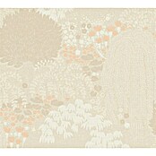 AS Creation Famous Garden Vliestapete (Beige-Creme-Rosa, Floral, 10,05 x 0,53 m) | BAUHAUS