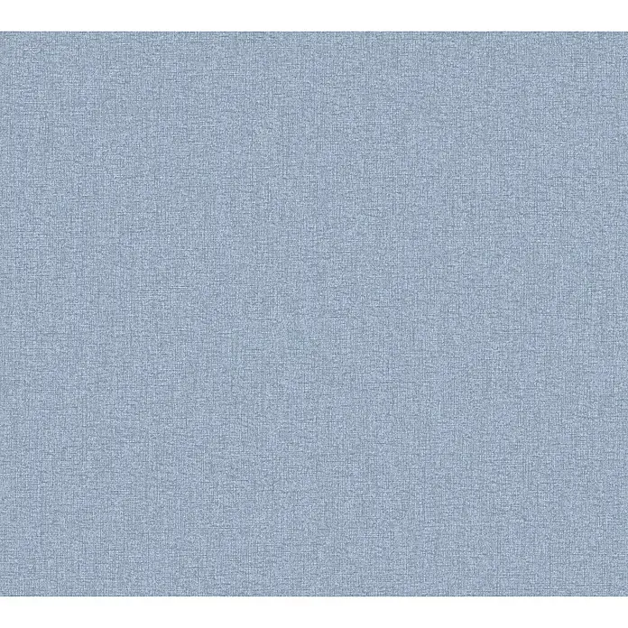 A.S. Création Famous Garden Vliestapete - Blau, Uni, 10,05 x 0,53 m - Elegante blaue Stoffstruktur für verschiedene Designanwendungen. Die feine Webart verleiht jedem Projekt eine edle Note.