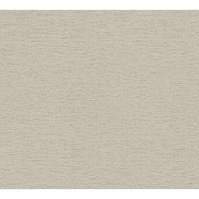 A.S. Création Famous Garden Vliestapete (Taupe, Uni, 10,05 x 0,53 m)