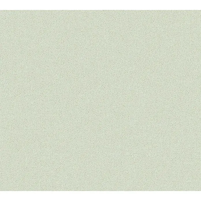 A.S. Création Jade 2 Vliestapete - Pastellgrün, Uni, 10,05 x 0,53 m - Nahaufnahme eines beigen Textilstoffs mit feiner Webstruktur, ideal für Möbel oder Vorhänge.