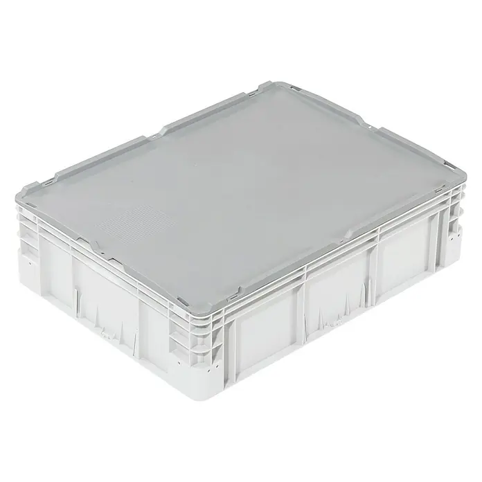 Surplus Systems Deckel - Passend für: Surplus Systems Euronormbox 80 x 60 cm, L x B: 80 x 60 cm - Graue Kunststoffbox mit Deckel. Eine robuste und stapelbare Aufbewahrungslösung für verschiedene Anwendungen.