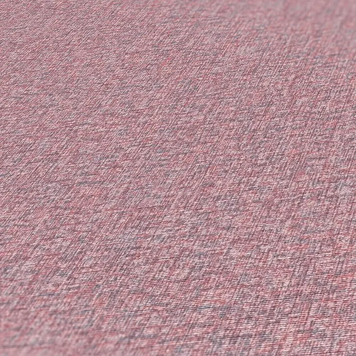A.S. Création Famous Garden Vliestapete - Violett-Pink, Uni, 10,05 x 0,53 m - Nahaufnahme eines rosafarbenen Stoffes mit feiner Textur, ideal für Polster und Heimtextilien.\n