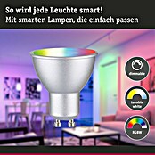 Paulmann Smart-LED-Lampe (GU10, Dimmbar, RGBW, 350 lm, 4,8 W, Chrom) | BAUHAUS