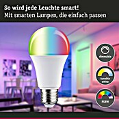 Paulmann Smart-LED-Lampe (E27, Dimmbar, RGBW, 806 lm, 9 W, Birne) | BAUHAUS