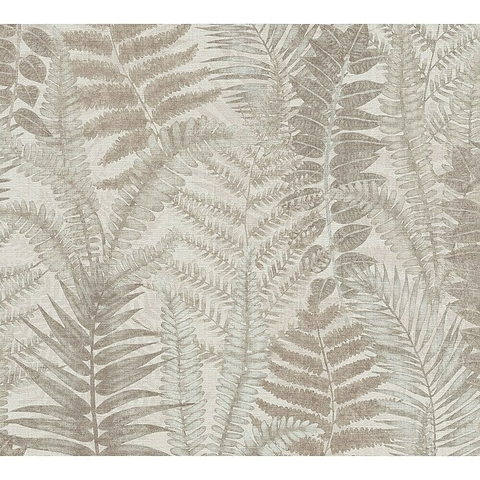 AS Creation Famous Garden Vliestapete (Grau-Beige-Taupe, Floral, 10,05 x 0,53 m) | BAUHAUS