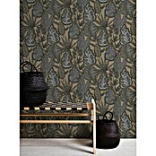 AS Creation Famous Garden Vliestapete Blatt (Grau-Beige-Braun, Floral, 10,05 x 0,53 m) | BAUHAUS