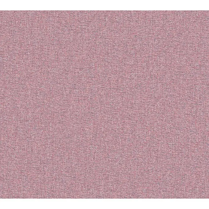 A.S. Création Famous Garden Vliestapete - Violett-Pink, Uni, 10,05 x 0,53 m - Rosa Stofftextur mit feinen horizontalen und vertikalen Linien, die ein subtiles, elegantes Muster erzeugen. Ideal für Hintergründe und Textildesign.