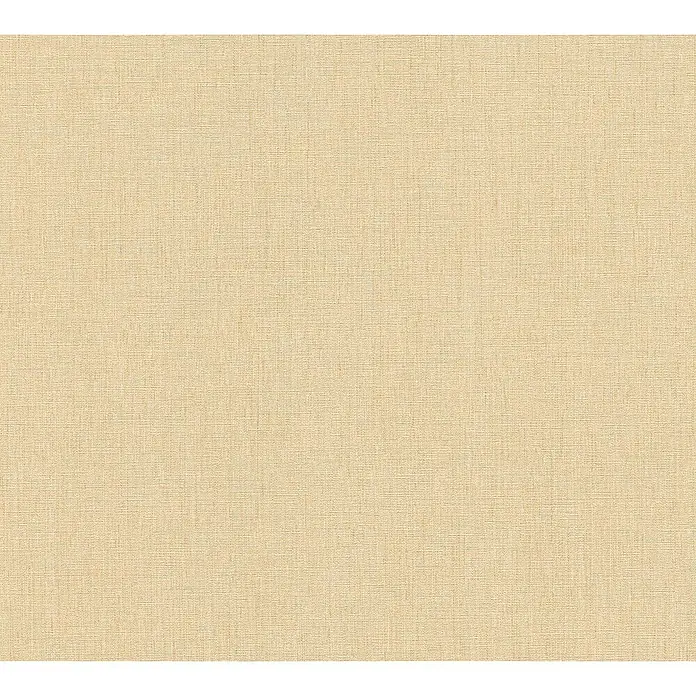 A.S. Création Stories of Life Vliestapete - Orangebeige, Uni, 10,05 x 0,53 m - Beige Leinenstruktur für Hintergründe. Das Textilmuster ist schlicht und natürlich, perfekt für elegante Designs und vielseitige Projekte.
