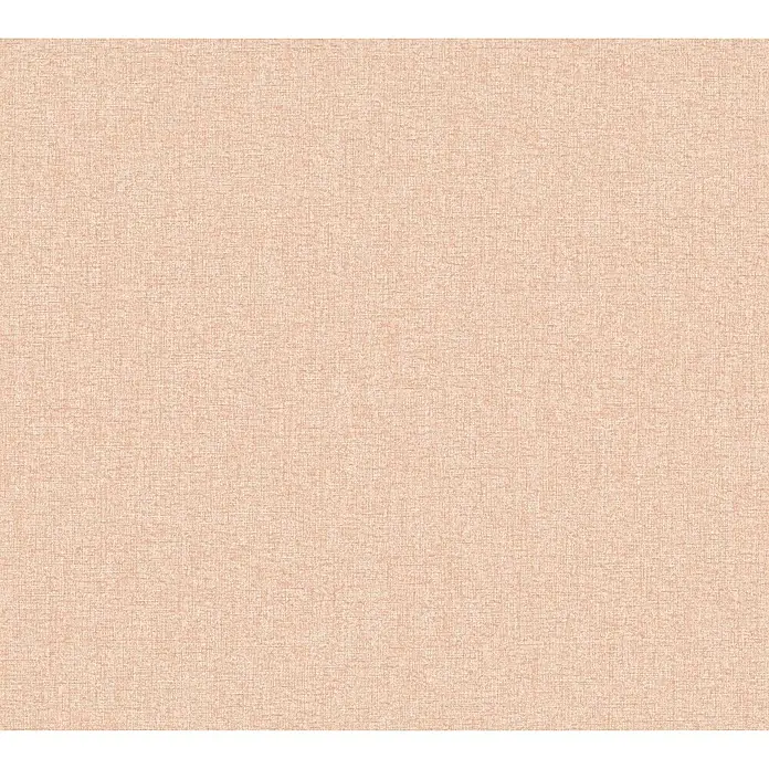 A.S. Création Famous Garden Vliestapete - Orange-Rosa, Uni, 10,05 x 0,53 m - Rosafarbenes Texturmuster für vielseitige Designprojekte, ideal für Hintergründe und Stoffmuster.