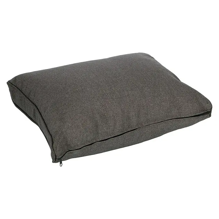 Ersatzkissen Seitenkissen Lina / Mirca - Passend für: Sunfun Lina/Mirca Loungemöbel-Set 6-tlg. - Graues rechteckiges Kissen mit Reißverschlussdetail, ideal für mehr Komfort und Stil in Ihrem Zuhause.