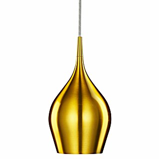 Searchlight Pendelleuchte Vibrant (40 W, L x B x H: 12 x 12 x 142 cm, Gold, E14, 120 mm)