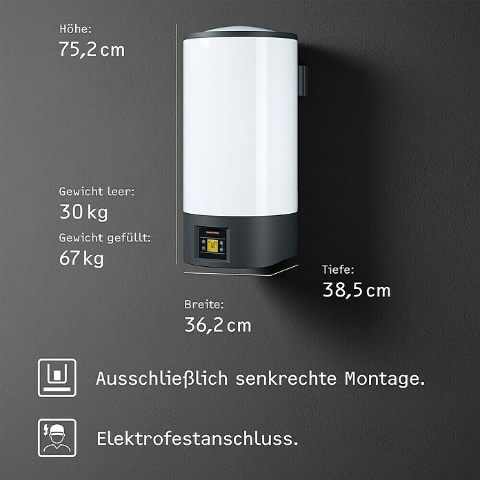 Stiebel Eltron Warmwasserspeicher EW-V 36 Eco (36 l, +20 °C bis +85 °C) | BAUHAUS