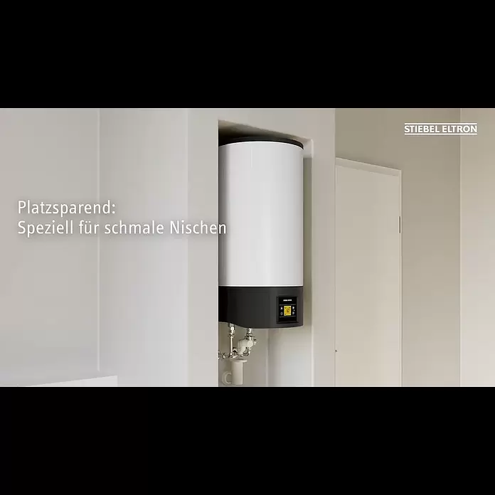Stiebel Eltron Warmwasserspeicher EW-V 50 Eco - 50 l, Temperaturbereich: 20 °C - 85 °C - Neue Generation Wandspeicher  Platzsparwunder EW-V ECO | STIEBEL ELTRON