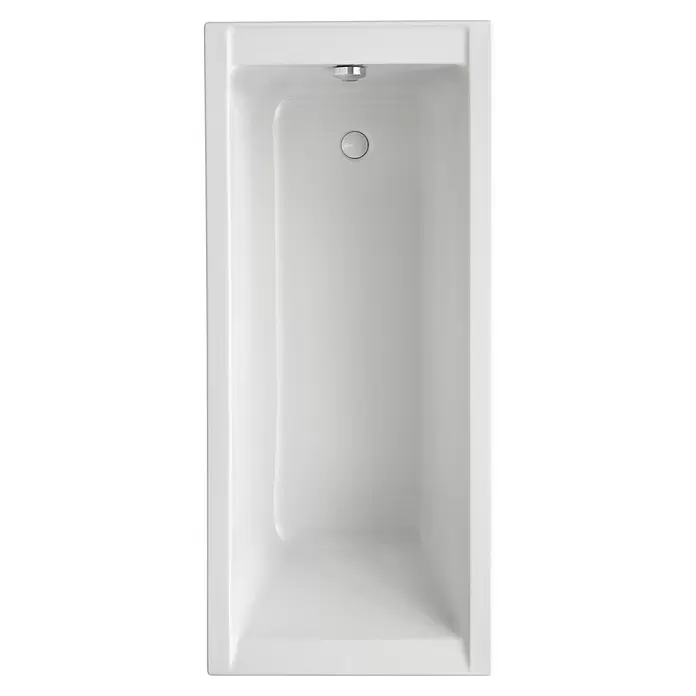 Ottofond Badewannen-Set FiloL x B: 170 x 70 cm, Sanitäracryl, Weiß, Mit Badewannenträger