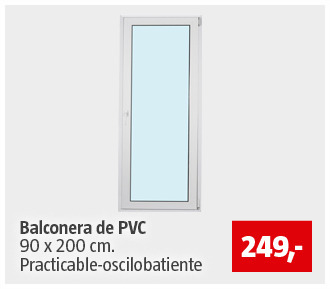 Balconera de PVC