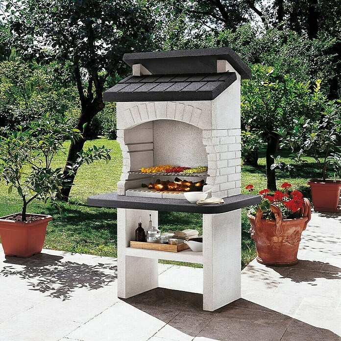 Grillkamin Palazzetti Easy Garden Olbia (Beton, Anthrazit, L x B x H: 110 x 71 x 186 cm) | BAUHAUS