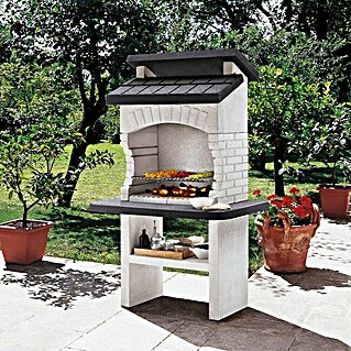 Grillkamin Palazzetti Easy Garden Olbia (Beton, Anthrazit, L x B x H: 110 x 71 x 186 cm)