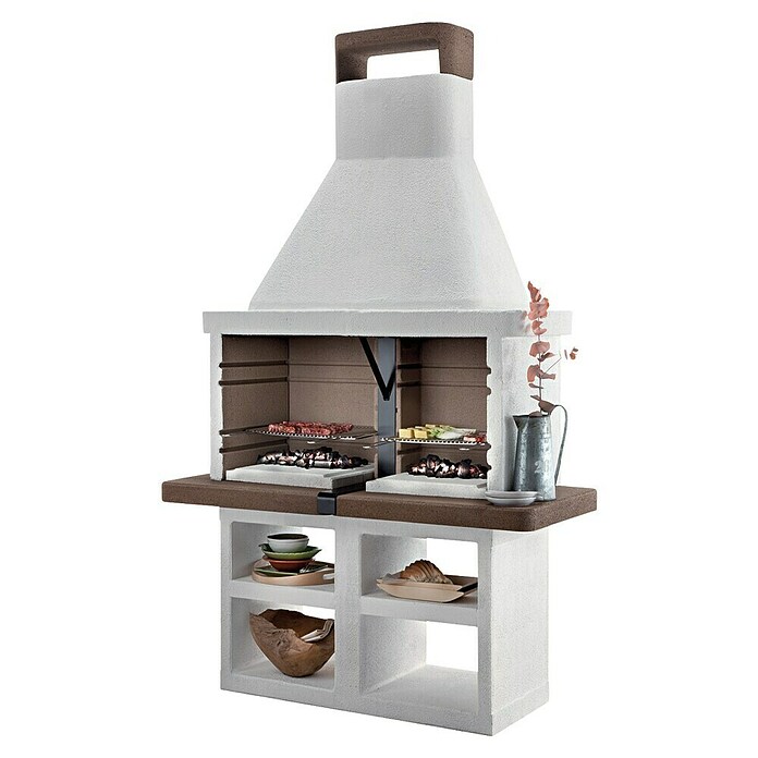 Grillkamin Palazzetti Easy Garden Argos 2 (Beton, L x B x H: 184 x 78 x 235 cm, Anthrazit) | BAUHAUS
