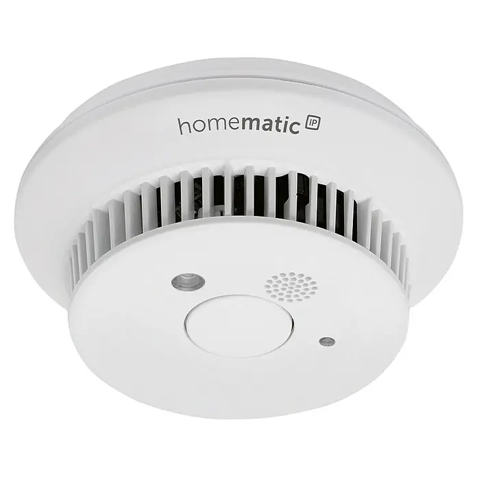 Homematic IP Starter-Set Rauchwarnmelder HmIP-SK4 - 1 x Access Point, 3 x Rauchmelder, 1 x Netzwerkkabel, 1 x Steckernetzteil, 6 x Batterie (fest verbaut), 1 x Deckenhalter, 1 x Montagezubehör - Ein weißer Homematic IP Rauchmelder für Ihr intelligentes Zuhause, der zuverlässig vor Rauch und Bränden warnt.
