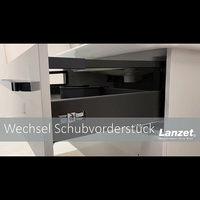 Lanzet K1 Waschtischunterschrank (119,2 x 44,3 x 48,3 cm, Dark Oak) | BAUHAUS
