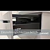Lanzet K1 Waschtischunterschrank (119,2 x 44,3 x 48,3 cm, Dark Oak) | BAUHAUS