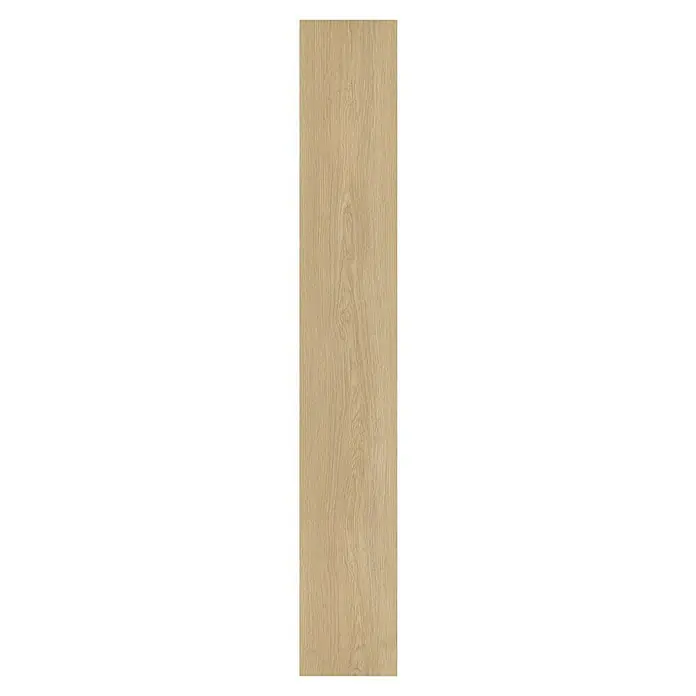LOGOCLIC Family Laminatmuster Eiche Diosa - 300 x 192 x 7 mm, Landhausdiele - Detailaufnahme einer hellen Holzdiele mit natürlicher Maserung, ideal für Bodenbeläge und Möbeldesign.