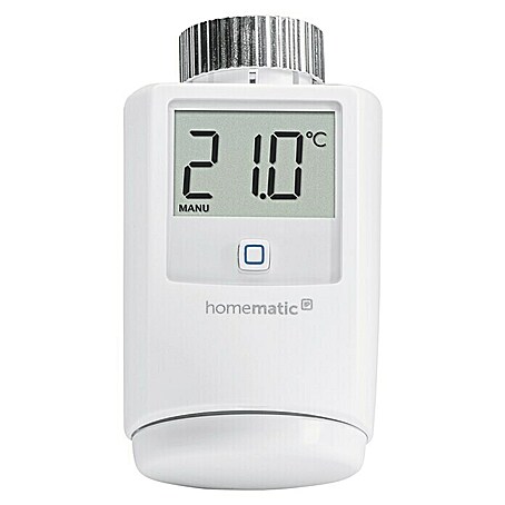 Homematic IP Heizkörper-Thermostat HmIP-eTRV-2 (Ventilanschluss: M30 x 1,5 mm, Batteriebetrieben, 97 x 58 x 71 mm, Weiß, 1 Stk.)