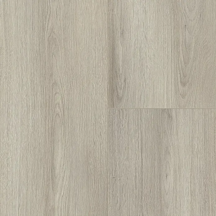 LOGOCLIC Aquaprotect Smart Laminatmuster Marea Oak - 300 x 195 x 6 mm, Landhausdiele - Detailaufnahme eines hellen Laminatbodens mit Holzstruktur, ideal für moderne Wohnräume und einfache Reinigung.
